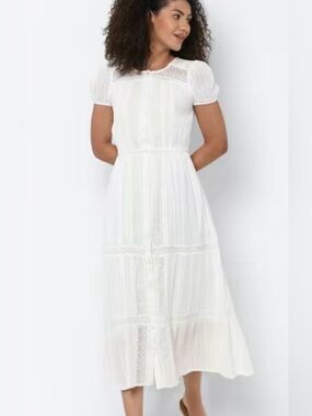 American Eagle Outfitters | Dresses | American Eagle Outfitters White  Tiered Ruffled Halter Maxi Dress | Poshmark